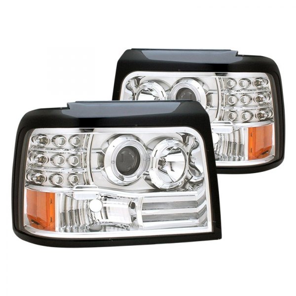 CG® - Chrome Halo Projector Headlights with Parking LEDs