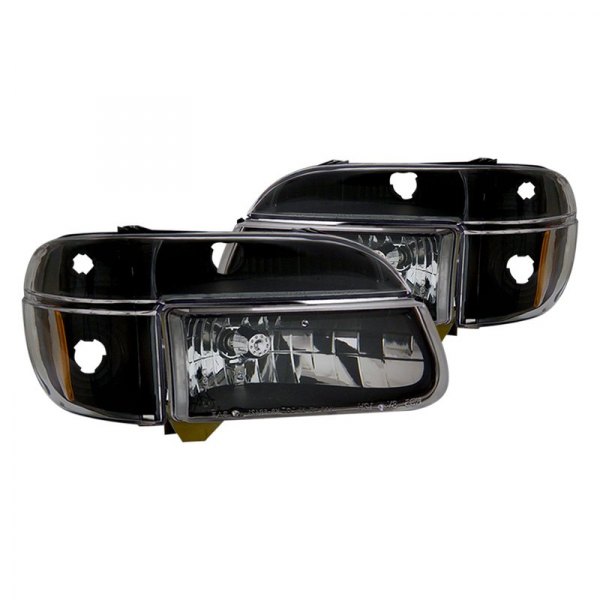 CG® - Black Euro Headlights, Ford Explorer