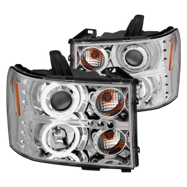 CG® - Chrome Halo Projector Headlights with LED DRL