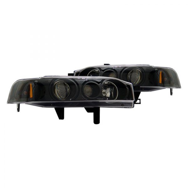 CG® - Black Projector Headlights, Honda Accord