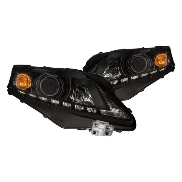 CG® - Black Projector Headlights with LED DRL, Lexus RX