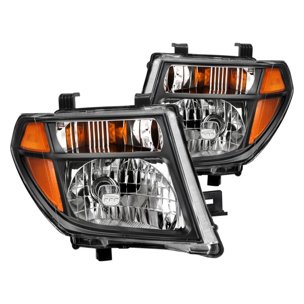 CG® - Black Euro Headlights, Nissan Pathfinder
