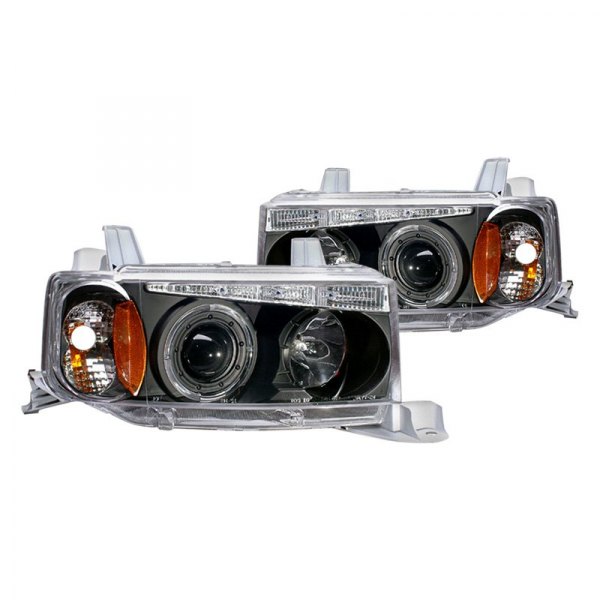 CG® - Black Halo Projector Headlights with Parking LEDs, Scion xB
