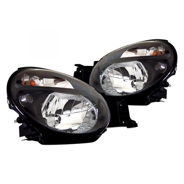 CG® - Black Euro Headlights, Subaru Impreza