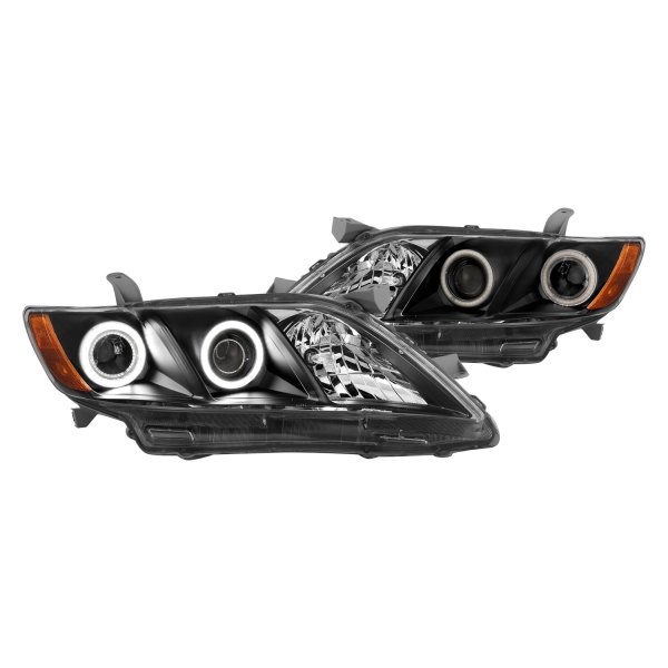CG® - Black Halo Projector Headlights, Toyota Camry