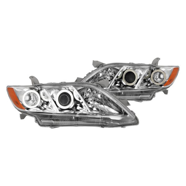 CG® - Chrome Halo Projector Headlights, Toyota Camry