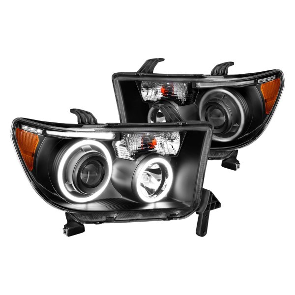 CG® - Black Halo Projector Headlights with LED DRL