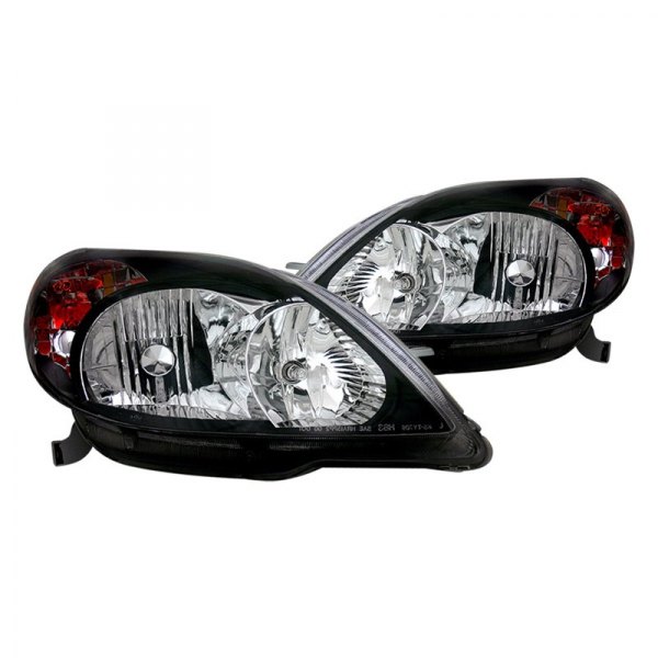 CG® - Black Euro Headlights, Toyota Matrix
