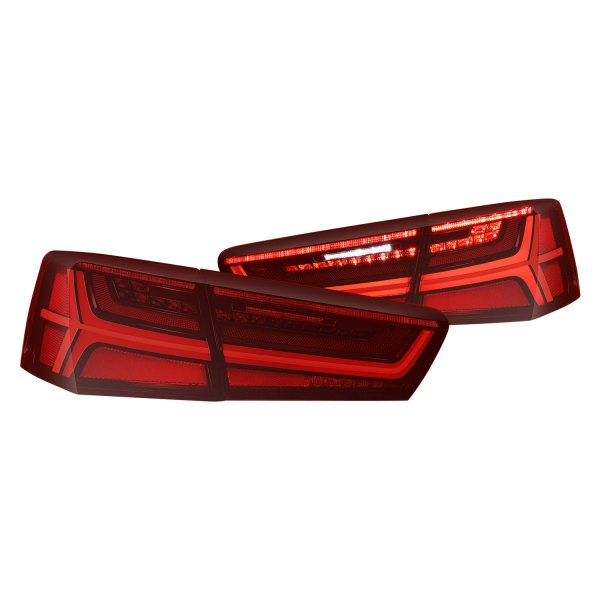 CG® - Black/Red Sequential Fiber Optic LED Tail Lights