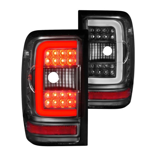 CG® - G3 Black Fiber Optic LED Tail Lights, Ford Ranger