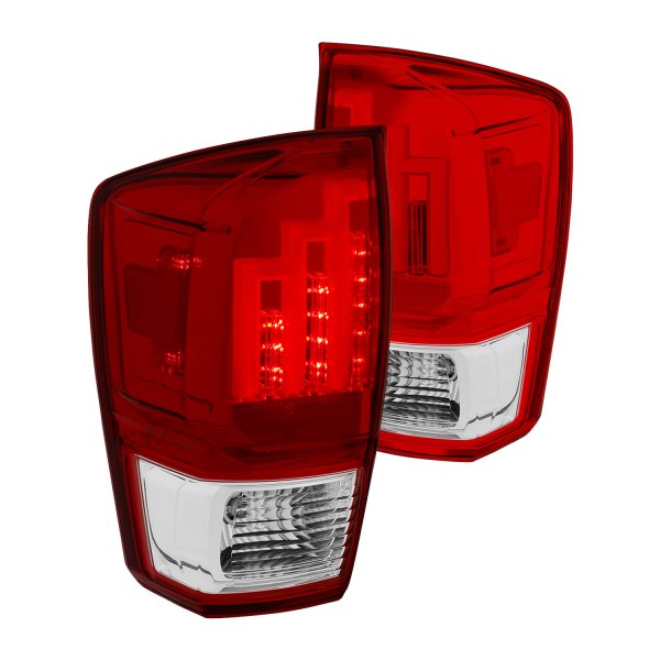 CG® - Red LED Tail Lights, Toyota Tacoma