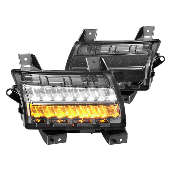 CG® - Sequential Black/Smoke LED Turn Signal/Parking Lights with DRL