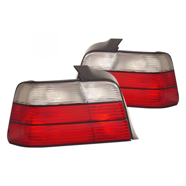 CG® - Chrome/Red Factory Style Tail Lights, BMW 3-Series