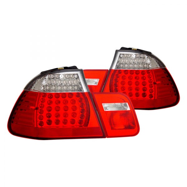 CG® - Chrome/Red LED Tail Lights, BMW 3-Series