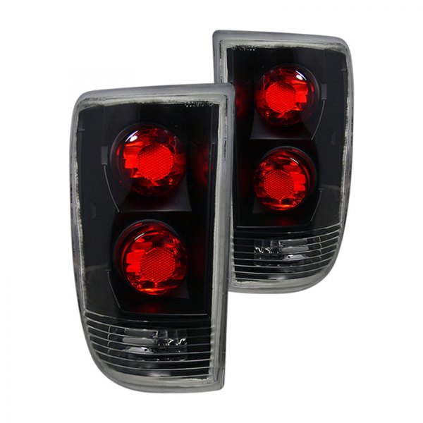 CG® - Black/Red Euro Tail Lights, Chevy Blazer