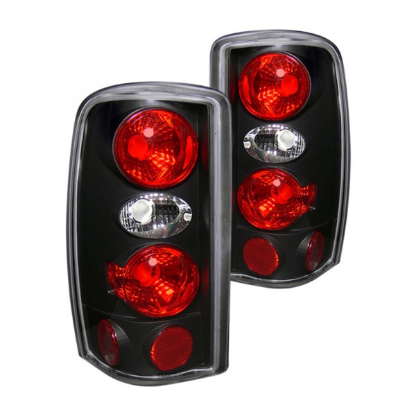 CG® - Black/Red Euro Tail Lights, Chevy Tahoe