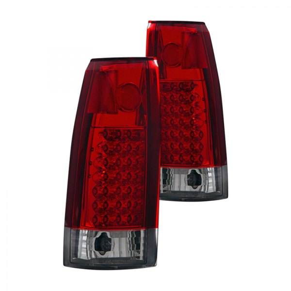 CG® - G2 Chrome/Red LED Tail Lights, Chevy CK Pickup