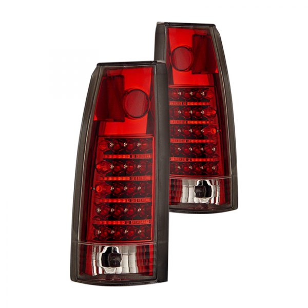 CG® - Chrome/Red LED Tail Lights, Chevy CK Pickup
