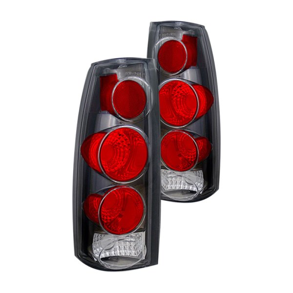 CG® - G4 Black Red/Smoke 3D Style Euro Tail Lights, Chevy CK Pickup