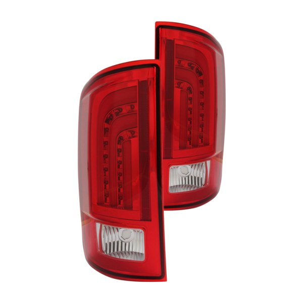 CG® - G2 Chrome/Red Fiber Optic LED Tail Lights