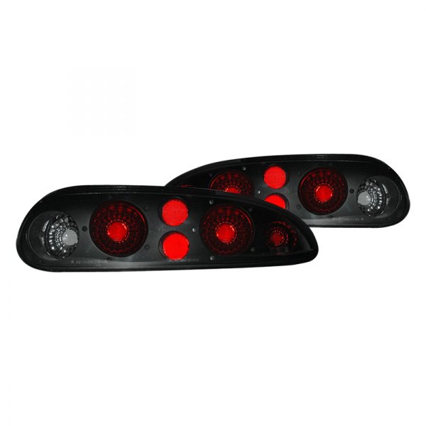 CG® - Black Red/Smoke Euro Tail Lights, Chevy Camaro