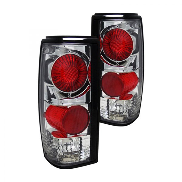 CG® - Chrome/Red Euro Tail Lights, GMC Sonoma