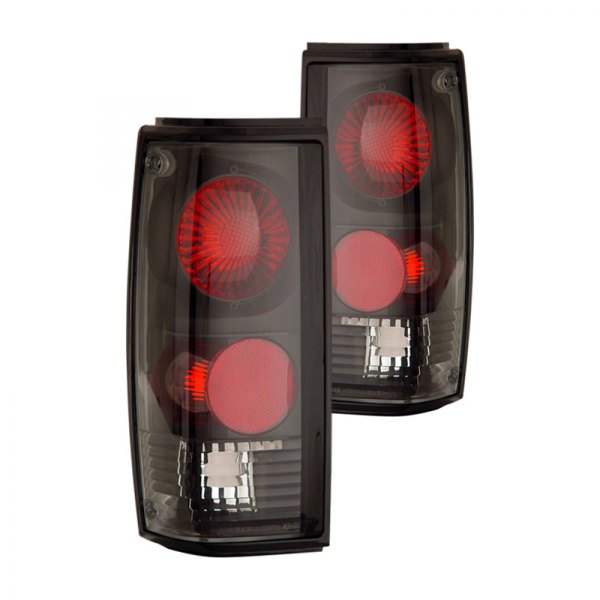 CG® - Black/Red Euro Tail Lights, Chevy S-10 Pickup