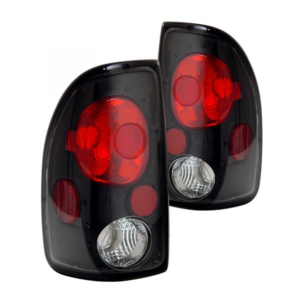 CG® - Black/Red Euro Tail Lights, Dodge Dakota
