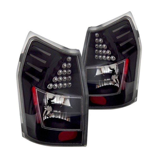 CG® - Black LED Tail Lights, Dodge Magnum