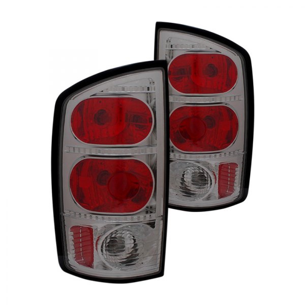 CG® - G2 Chrome Red/Smoke Euro Tail Lights, Dodge Ram