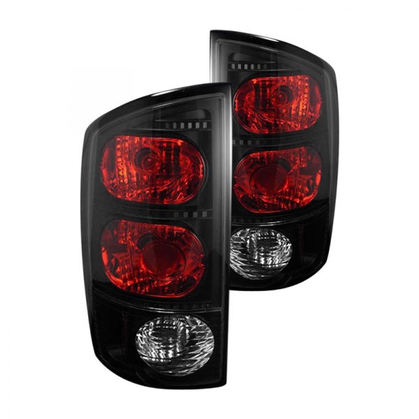 CG® - G2 Black/Red Euro Tail Lights, Dodge Ram
