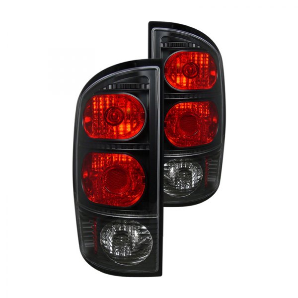 CG® - G2 Black/Red Euro Tail Lights, Dodge Ram