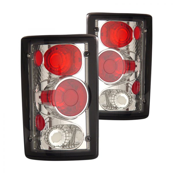 CG® - Chrome/Red Euro Tail Lights, Ford Excursion
