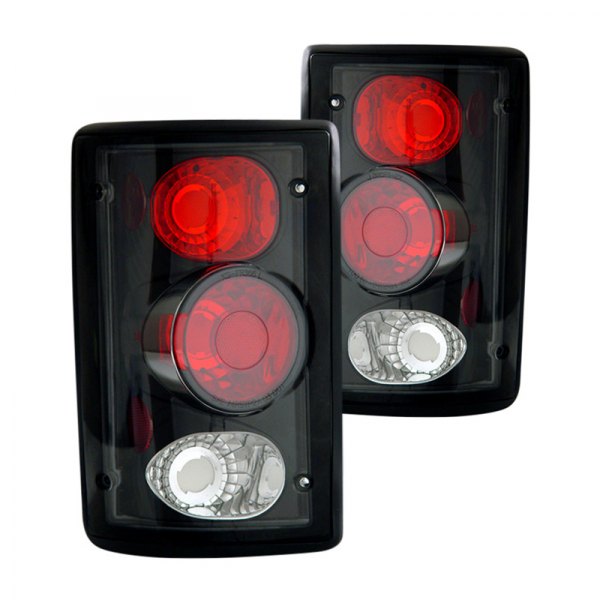 CG® - Black/Red Euro Tail Lights, Ford Excursion