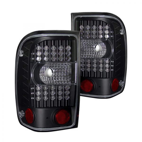 CG® - G2 Black LED Tail Lights, Ford Ranger