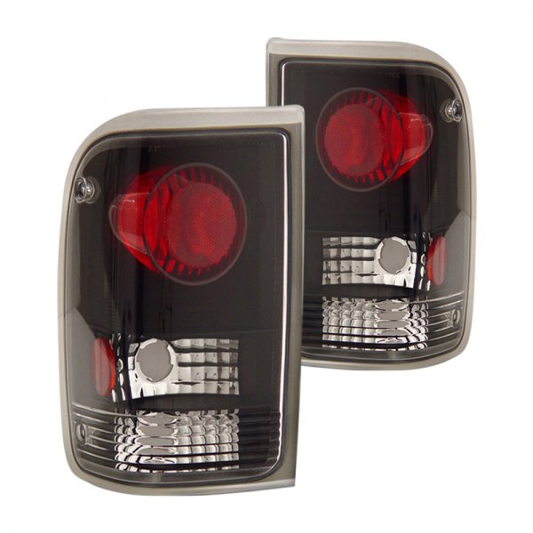 CG® - Black/Red Euro Tail Lights, Ford Ranger