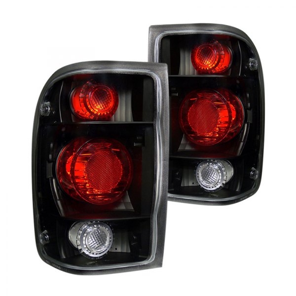 CG® - G2 Black/Red Euro Tail Lights, Ford Ranger