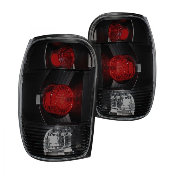 CG® - Black Red/Smoke Euro Tail Lights, Ford Explorer