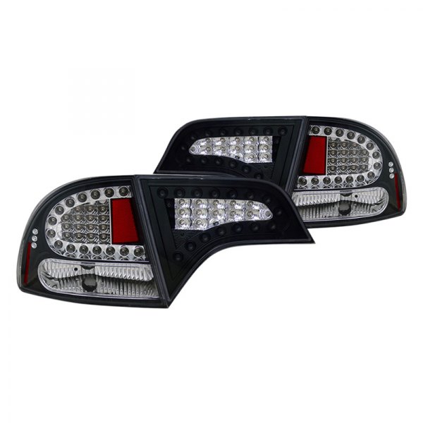 CG® - Black LED Tail Lights, Honda Civic