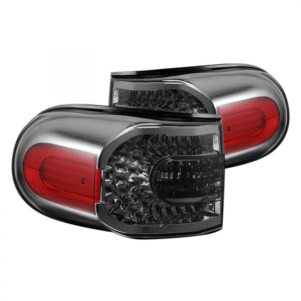 CG® - Chrome Red/Smoke LED Tail Lights, Toyota FJ Cruiser