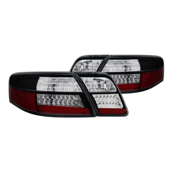 CG® - Black/Red LED Tail Lights, Toyota Camry