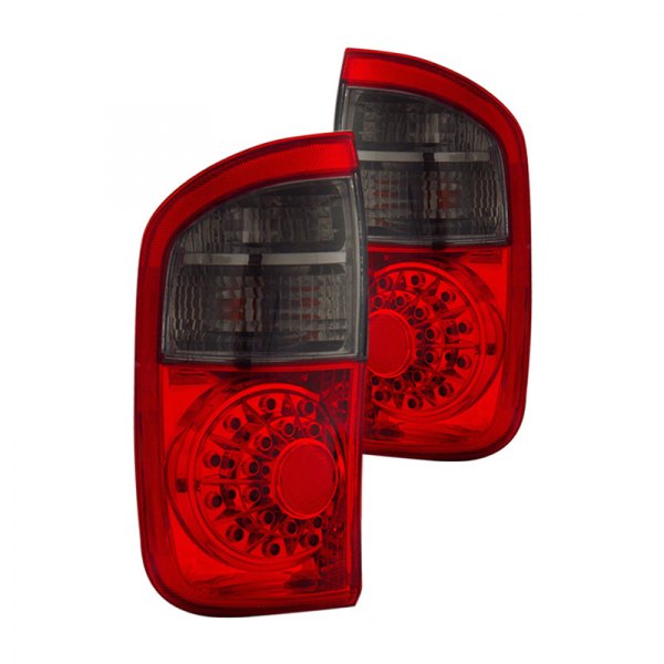 CG® - Chrome Red/Smoke LED Tail Lights, Toyota Tundra