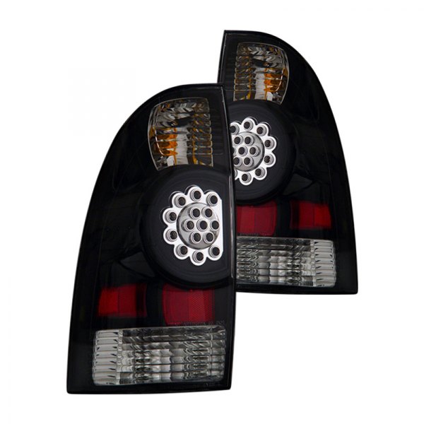 CG® - Black/Red LED Tail Lights, Toyota Tacoma