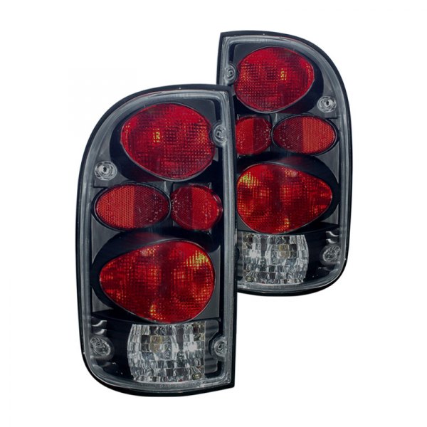 CG® - G2 Black Red/Smoke Euro Tail Lights, Toyota Tacoma