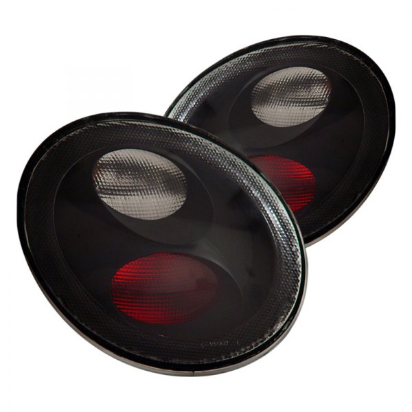 CG® - G2 Black/Red Euro Tail Lights, Volkswagen Beetle