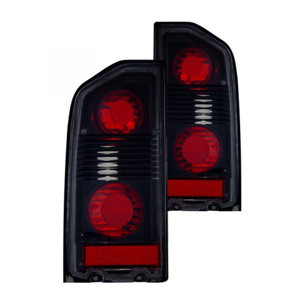 CG® - Black/Red Euro Tail Lights, Suzuki Sidekick