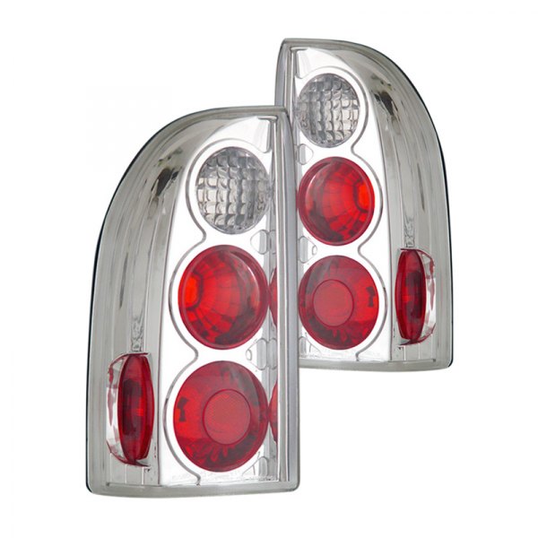 CG® - Chrome/Red Euro Tail Lights, Suzuki Grand Vitara