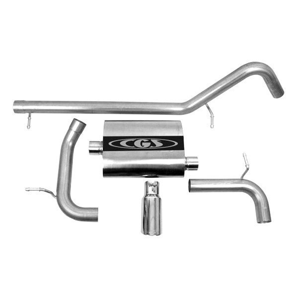 CGS® - Stainless Steel Cat-Back Exhaust System, Jeep Wrangler
