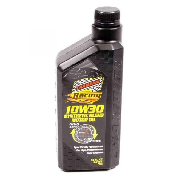 Champion Brands® - Racing™ SAE 10W-30 Synthetic Blend Motor Oil, 1 Quart