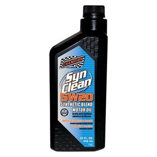 Champion Brands® - SynClean™ SAE 5W-20 Synthetic Blend Motor Oil, 1 Quart